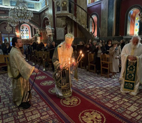 Ο εορτασμός του Οσίου Πορφυρίου του Καυσοκαλυβίτου στη Μητρόπολη Μαντινείας και Κυνουρίας (εικόνες)