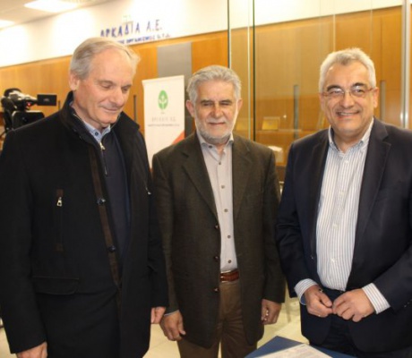 Υπογραφές για τη την αναστήλωση του μνημείου «Μύλος του Θεόδωρου Κολοκοτρώνη» στη Φαλαισία