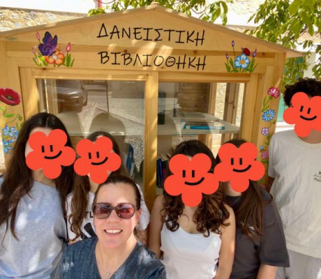 Ένα μικρό σπιτάκι γεμάτο βιβλία ανοίγει στο Λεωνίδιο (εικόνες)