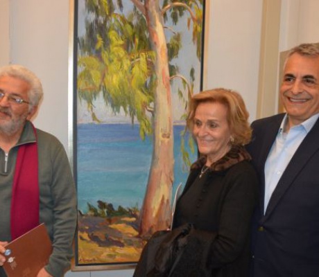 Εκατοντάδες επισκέπτες στην έκθεση του Βασίλη Τάγκαλου στη Δημοτική Πινακοθήκη | Τζιούμης: “Στηρίζουμε κάθε έκφανση του πολιτισμού μας”