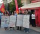 Πικετοφορία του ΚΚΕ στην Τρίπολη ενάντια στην επίθεση των ΗΠΑ στο Ιράν