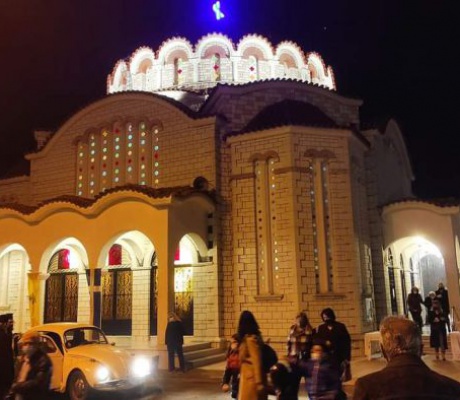 Η Ύψωσις του Τιμίου Σταυρού στο Ναό Αγίας Αικατερίνης στην Τρίπολη