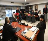 Εθιμοτυπική επίσκεψη του Μητροπολίτη Μαντινείας και Κυνουρίας κ. Επιφανίου στο Δήμαρχο Τρίπολης (εικόνες)