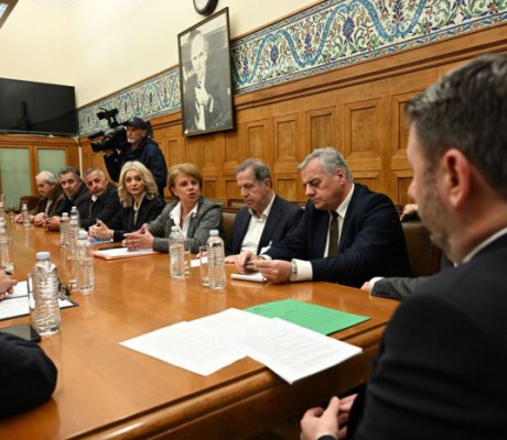 Σε συνάντηση με τον Νίκο Ανδρουλάκη ο Πρόεδρος της Ένωσης Προέδρων Βόρειας Κυνουρίας, Πέτρος Αλοίμονος