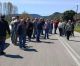 Συγκέντρωση διαμαρτυρίας στη Δάφνη για την κακή κατάσταση των δρόμων στη Γορτυνία (vd)