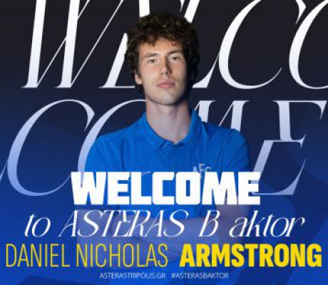 Ο Φινλανδός Daniel Nicholas Armstrong στην Β' Ομάδα του ASTERAS AKTOR