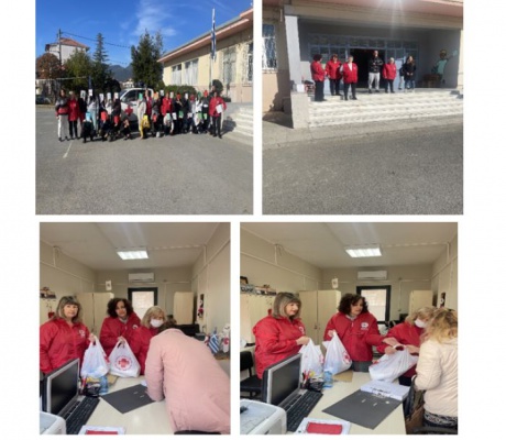 "Δέματα Αγάπης" από τον Ελληνικό Ερυθρό Σταυρό Τρίπολης