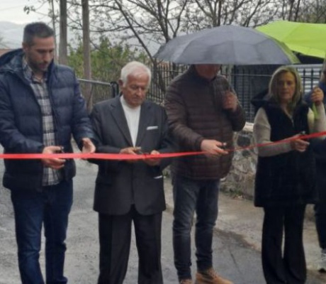 «Οδός Αγίου Γεωργίου» | Εγκαινιάστηκε δρόμος στο χωριό Πάπαρι Μαντινείας (εικόνες)