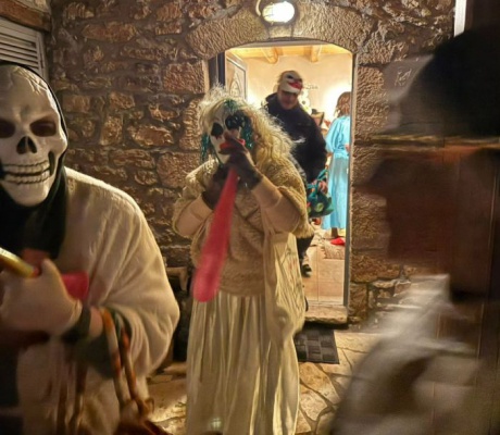 Αναβίωση του εθίμου «Μπούλες» στην Πουρναριά Γορτυνίας (εικόνες)