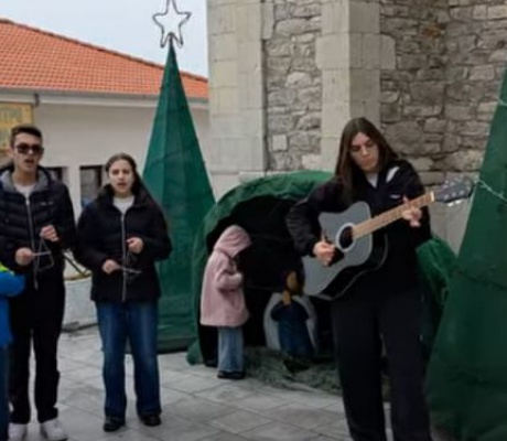 Με τα κάλαντα της Πρωτοχρονιάς γέμισαν τα Τρόπαια Γορτυνίας (vd)