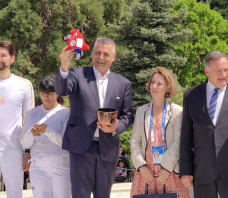 Ο Δήμος Τρίπολης υποδέχθηκε την Ολυμπιακή Φλόγα