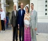 Σε βάπτιση στο Ναύπλιο ο πρώην πρωθυπουργός της Ελλάδος Αντώνης Σαμαράς