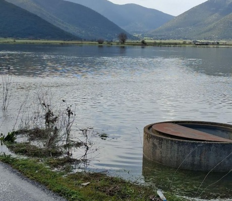 Λίμνη Αρκαδίας | Τα χωράφια χάθηκαν κάτω από το νερό, δημιουργώντας ένα τοπίο απόκοσμο και γαλήνιο! (εικόνες)