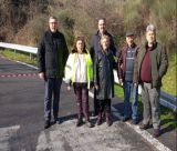 Καθίζηση στο δρόμο προς Ίσαρη και Βάστα | Αυτοψία κλιμακίου της περιφέρειας και του Δήμου Μεγαλόπολης (εικόνες)