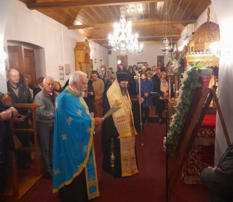Ο Ακάθιστος Ύμνος στην Ιερά Μητρόπολη Μαντινείας και Κυνουρίας (εικόνες)
