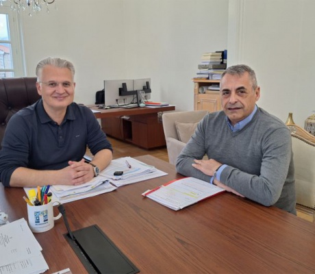 Νέα συνάντηση Πτωχού - Τζιούμη | Στο επίκεντρο η κοινή στρατηγική για παρεμβάσεις που αναβαθμίζουν τον Δήμο Τρίπολης