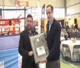 Βράβευση του Γρηγόρη Δημητριάδη από την Ελληνική Ομοσπονδία Πυγμαχίας (video)