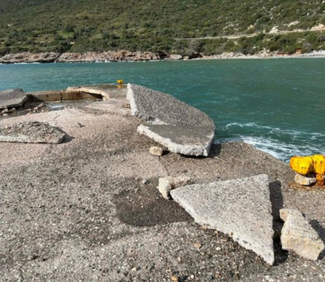 Οργή και αγανάκτηση από τον Αλιευτικό Σύλλογο Λεωνιδίου για το λιμάνι και τις νέες καταστροφές