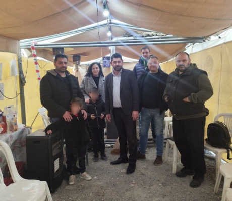 Στήριξη του Αντιδημάρχου Πρωτογενούς Τομέα Δήμου Τρίπολης στους αγρότες στο μπλόκο της ΒΙ.ΠΕ.