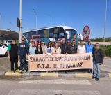 Εργαζόμενοι από δήμους της Αρκαδίας στη μεγάλη συγκέντρωση της ΠΟΕ ΟΤΑ στην Αθήνα (εικόνες)