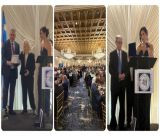 Τιμητική διάκριση στον Κώστα Τζιούμη από την Παναρκαδική Ομοσπονδία Αμερικής (vd)