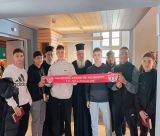 Δώρο ένα κασκόλ του ΑΣ Λεωνιδίου στον Μητροπολίτη Επιφάνιο!