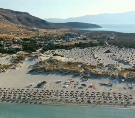 Ελαφόνησος | Η μαγευτική παραλία του Σίμου από ψηλά (vd)