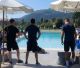 Ασκήσεις στην πισίνα για τους παίχτες του Αστέρα Β'! (vd)