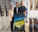 Έργα τέχνης δώρισε ο καλλιτέχνης Χρίστος Δαμιανός Τρυφωνόπουλος στον Δήμο Τρίπολης! (εικόνες)