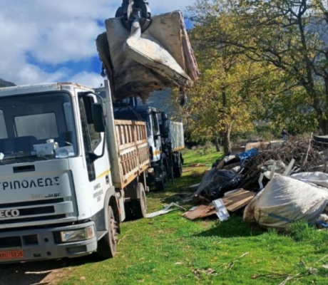 Κανδήλα | Καθαρίστηκε ο δρόμος από τον Παλαιόπυργο, έγινε διάνοιξη αποστραγγιστικών χαντακιών - "Ευχαριστώ" Στριφτόμπολα σε Δήμο Τρίπολης