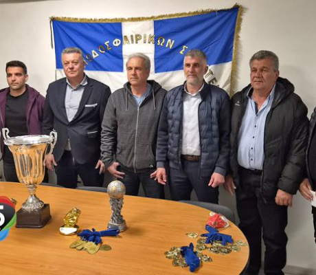 Σε πολύ καλό κλίμα η συνέντευξη τύπου για τον τελικό Κυπέλλου Αρκαδίας ανάμεσα σε Ερμή και Πανθυρεατικό! (vd)