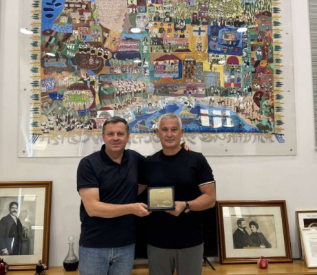 Συνάντηση Δημάρχου Βόρειας Κυνουρίας, Γιώργου Καμπύλη με τον Γιώργο Καχριμάνη