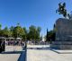 Μαθητές σχολείων της Τρίπολης στον Αδριάντα του Κολοκοτρώνη | Επιμνημόσυνη δέηση και κατάθεση στεφάνων για την Άλωση