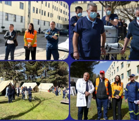 Επιτυχής άσκηση εκκένωσης και αντιμετώπισης κρίσεων στο Παναρκαδικό Νοσοκομείο (εικόνες)