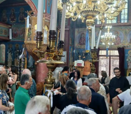 Η Νυμφασία τίμησε τον Άγιο Γερβάσιο, το φωτεινό τέκνο της (εικόνες)