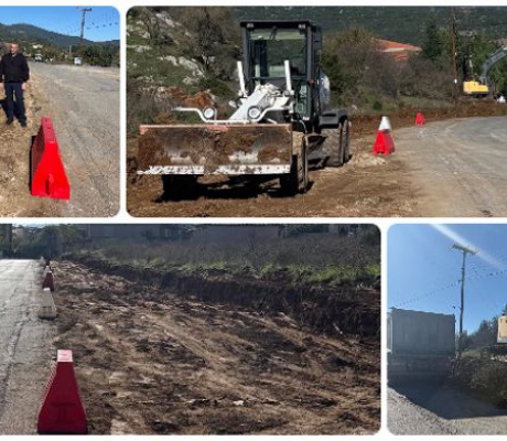 Κώστας Τζιούμης: “ Ξεκίνησαν οι εργασίες για το δρόμο προς το Πανεπιστήμιο” (εικόνες)