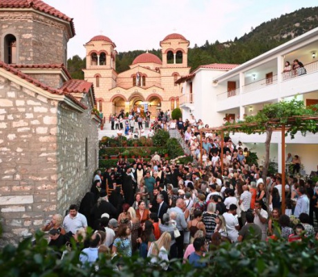 Ο Μεθεόρτιος εορτασμός στη Μονή Μαλεβής (εικόνες)