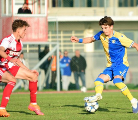 Ισοπαλία με τον Ολυμπιακό για την Κ19 του Αστέρα