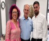 Ο Ευρωβουλευτής της Ελληνικής Λύσης Μανώλης Φράγκος μαζί με την Βυτινίδου στη Μεγαλόπολη - Συναντήθηκαν με Μιχόπουλο