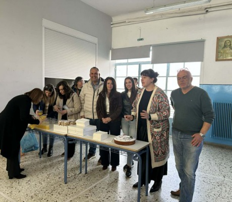 Κοπή πρωτοχρονιάτικης πίτας του Συλλόγου Γονέων και Κηδεμόνων του Γυμνασίου και Λυκείου Βυτίνας (εικόνες)