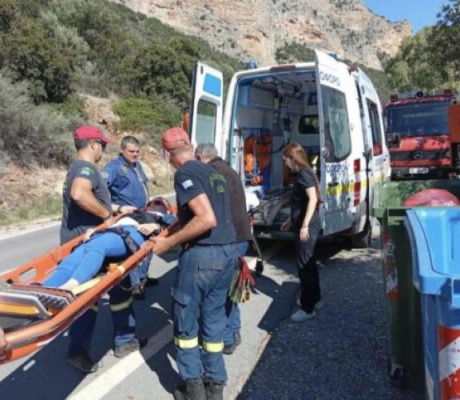 Λεωνίδιο | Αναρριχήτρια από την Εσθονία τραυματίστηκε στο πεδίο «Theos Pilar» (εικόνες)