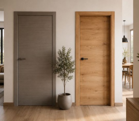 Laminate ή φυσικό ξύλο; Τι να προσέξετε πριν διαλέξετε εσωτερικές πόρτες