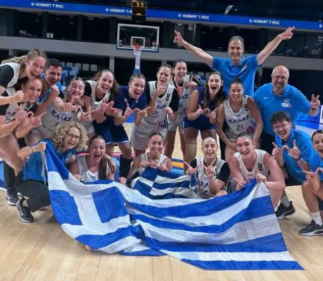 Μπάσκετ - Ευρωπαϊκό U20 | Η Εθνική Νέων Γυναικών με την Μάγκλαρη από την Τρίπολη επέστρεψε στην Α’ Κατηγορία (εικόνες)